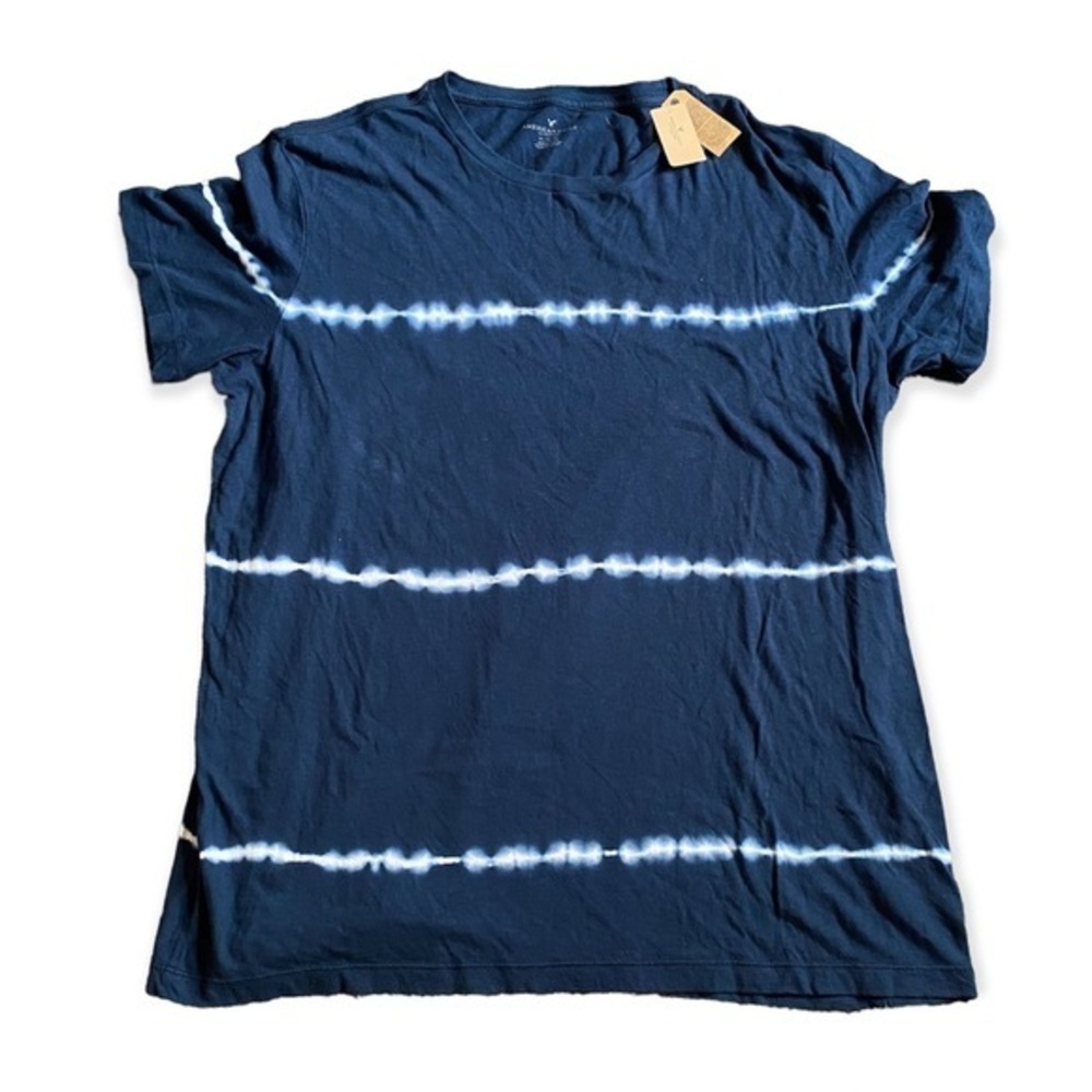 American‎ Eagle Shirt Mens Size XL Blue Pull Over T-Shirt Short Sleeve NEW